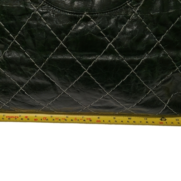 Chanel Black Double Stitched Quilted Leather Chain Bag - Picture 16 of 16